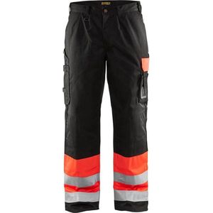 Blaklader Werkbroek High Vis 1584-1860 - High Vis Rood/Zwart