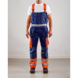 Blåkläder - Bretelbroek - High-Vis Oranje/Marineblauw - 26031860