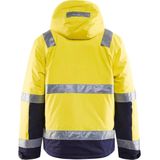 Blåkläder 4870-1987 Winterjas High Vis High Vis Geel/Marineblauw maat 4XL