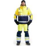 Blåkläder 4870-1987 Winterjas High Vis High Vis Geel/Marineblauw maat 4XL