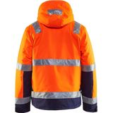 Blåkläder 4870-1987 Winterjas High Vis Oranje/Marineblauw maat 4XL