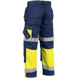 Blaklader Werkbroek High Vis X1500 1508-1860 - Marine/High Vis Geel