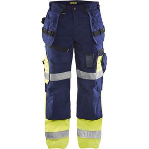 Blåkläder - Werkbroek - Marine/High-Vis Geel - Cordura-Versterkt