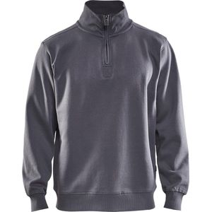 Blåkläder - 3365-1048 - Sweatshirt - Grijs - Jersey - 1/2 Rits