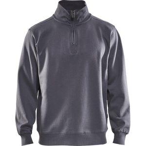 Blåkläder - 3365-1048 - Sweatshirt - Grijs - Jersey - 1/2 Rits