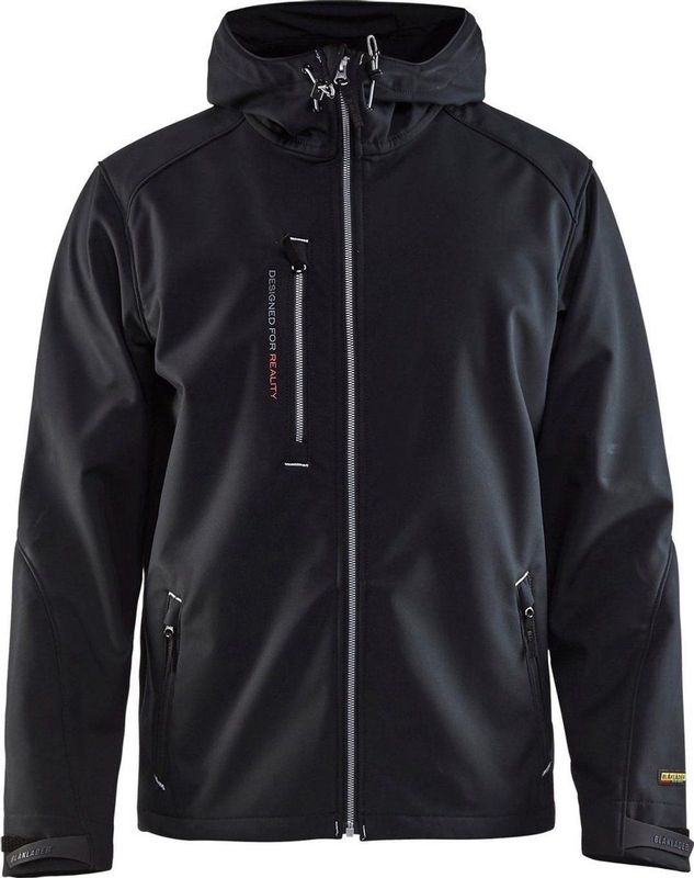 Blaklader Softshell Jack 4949-2517 - Mannen - Zwart/Zilver - L