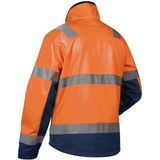 Blåkläder - Softshell Jack - High Vis Oranje/Marineblauw - EN ISO 20471