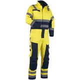 Blåkläder - Multinorm Winteroverall - High-Vis Geel/Marineblauw - Wind- en Waterdicht Materiaal