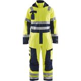 Blåkläder - Multinorm Winteroverall - High-Vis Geel/Marineblauw - Wind- en Waterdicht Materiaal