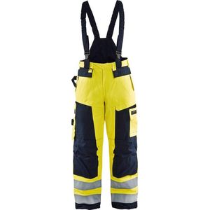 Blaklader Multinorm winterwerkbroek 1868-1530 - High Vis Geel/Marineblauw