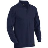 Piqué - Polo - Vlamvertragend - Marineblauw - Vlamvertragend Materiaal