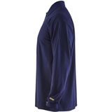 Piqué - Polo - Vlamvertragend - Marineblauw - Vlamvertragend Materiaal