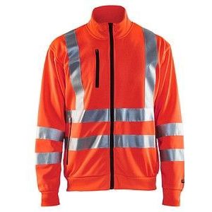 BLAKLÄDER® unisex Warnjacke 3358 rot Größe XS