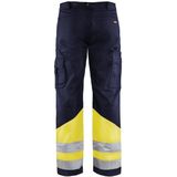 BLAKLÄDER® unisex Warnschutzhose 1564 marine, gelb Größe 23