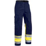 BLAKLÄDER® unisex Warnschutzhose 1564 marine, gelb Größe 24