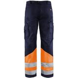 BLAKLÄDER® unisex Warnschutzhose 1564 marine, orange Größe 27