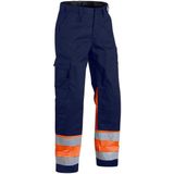 Blaklader Werkbroek High Vis 1564-1811 - Marineblauw/Oranje