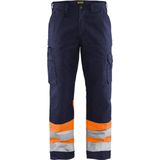 Blaklader Werkbroek High Vis 1564-1811 - Marineblauw/Oranje