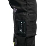 BLAKLÄDER® unisex Warnschutzhose 1564 schwarz, gelb Größe 56