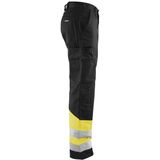 BLAKLÄDER® unisex Warnschutzhose 1564 schwarz, gelb Größe 62