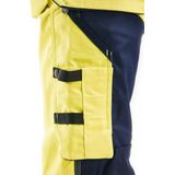 BLAKLÄDER® unisex Warnschutzhose 1568 gelb, marine Größe 26