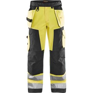 BLAKLÄDER® unisex Warnschutzhose 1568 gelb, schwarz Größe 26