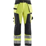 BLAKLÄDER® unisex Warnschutzhose 1568 gelb, schwarz Größe 31