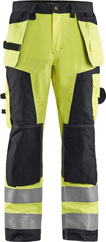 BLAKLÄDER® unisex Warnschutzhose 1568 gelb, schwarz Größe 31