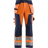 Blaklader Werkbroek High Vis 1568-1811 - High Vis Oranje/Marineblauw