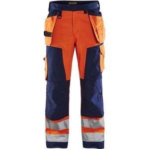 Blaklader Werkbroek High Vis 1568-1811 - High Vis Oranje/Marineblauw