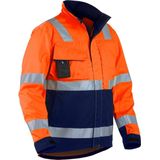 Blåkläder - 4064-1811 - Werkjack - High Vis - Oranje/Marineblauw - Waterafstotend