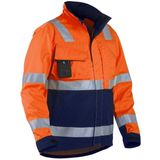 Blåkläder - 4064-1811 - Werkjack - High Vis Oranje/Marineblauw - Waterafstotend