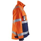 Blåkläder - 4064-1811 - Werkjack - High Vis Oranje/Marineblauw - Waterafstotend