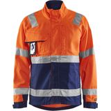 Blåkläder - 4064-1811 - Werkjack - High Vis Oranje/Marineblauw - Waterafstotend