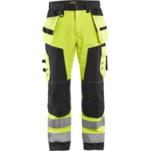 Blaklader Werkbroek softshell High Vis 1567-2517 - High Vis Geel/Zwart