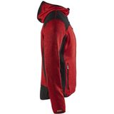 BLAKLÄDER® Herren Strickjacke 4930 rot/schwarz Größe L