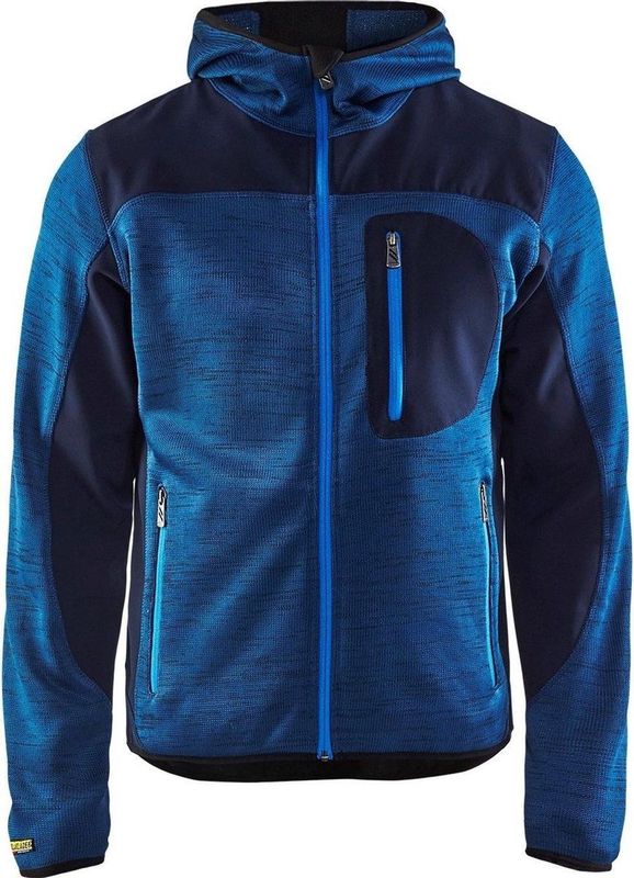 Blåkläder - 4930 - Gebreid Vest - Zwart - Softshell - Met Capuchon