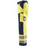 Blåkläder - 1566-1811 Werkbroek - High Vis Geel/Marineblauw - Duurzaam Materiaal