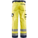 Blåkläder - 1566-1811 Werkbroek - High Vis Geel/Marineblauw - Duurzaam Materiaal