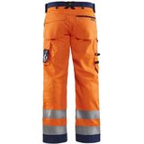 Blåkläder - 1566-1811 Werkbroek - High Vis - Oranje/Marineblauw - CORDURA®-versterkt