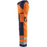 Blåkläder - 1566-1811 Werkbroek - High Vis - Oranje/Marineblauw - CORDURA®-versterkt