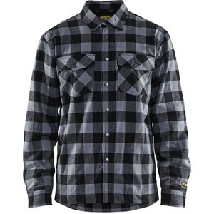 Blåkläder - 3225-1131 Overhemd - Gevoerd - Rood/Zwart - Katoen