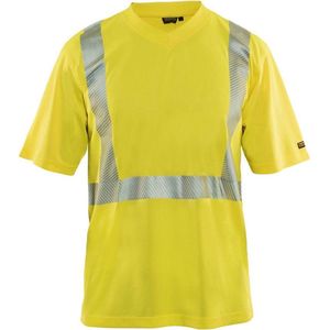 BLAKLÄDER® unisex Warnschutz Shirt 3386 gelb Größe M
