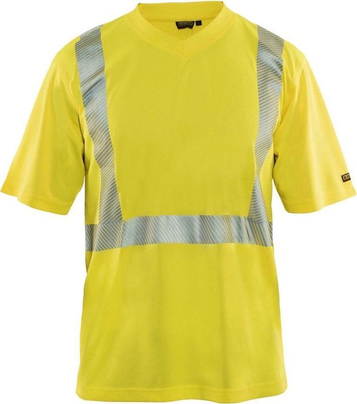 Blåkläder - 3386-1013 - UV-T-shirt - High Vis Geel - 100% Polyester - V-hals
