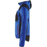 BLAKLÄDER® Herren Strickjacke 4930 kornblau/schwarz Größe XL
