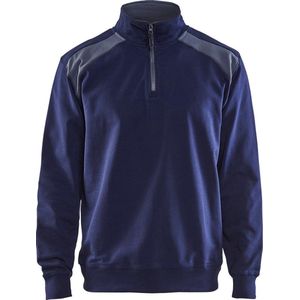 Blaklader 33531158 DEMI-ZIP 2 TON, navy/grijs, 4XL