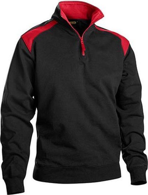 Blåkläder - 3353 Sweatshirt - Bi-Colour - 100% Katoen - Hoge Kraag met Rits