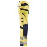 Blåkläder - 1565-1811 Werkbroek - High Vis Geel/Marineblauw - Ventilerend - Cordura® Versterkt