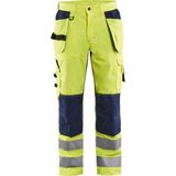 Blåkläder - 1565-1811 Werkbroek - High Vis Geel/Marineblauw - Ventilerend - Cordura® Versterkt