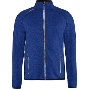 Blaklader 49422117 Gebreid vest, Conrflower, blauw/wit, maat S